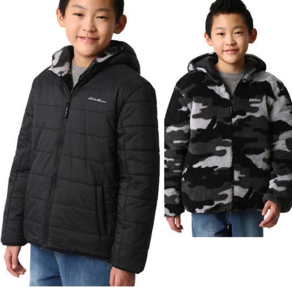 Eddie Bauer - Youth Reversible Winter Jacket - Picture 2 of 5